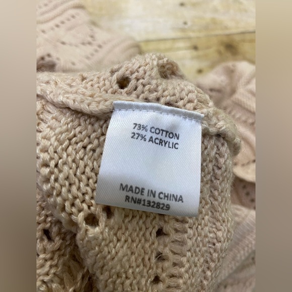 NWOT MAJORELLE Texture Stitch Sweater Set In Beige - Picture 7 of 8